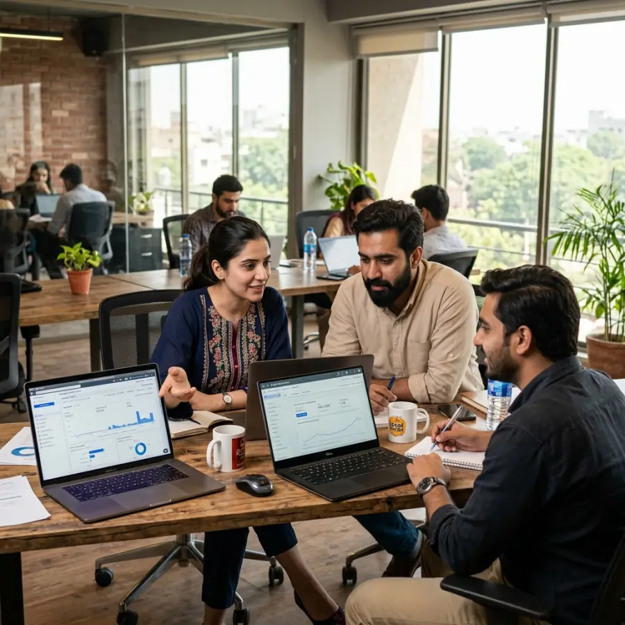 TwinkleTara team working on digital marketing campaigns in Rawalpindi